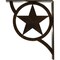 Ekena Millwork Austin Wrought Iron Bracket, (Triple center brace), Antiqued Brass 2"W x 10"D x 12"H BKTM02X10X12TAUABS - alternate 2